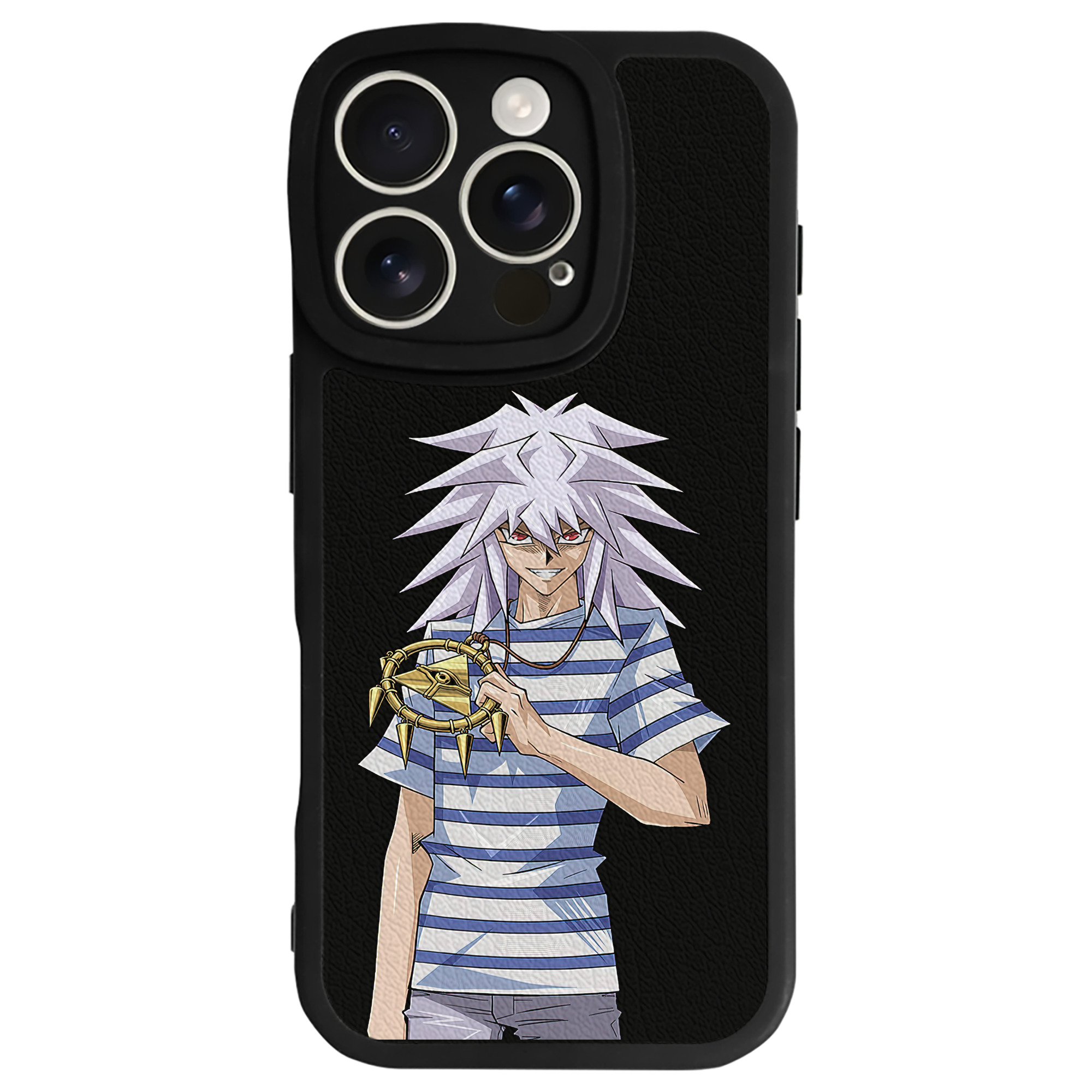 遊☆戯☆王 Yu-Gi-Oh! 【iPhone 16シリーズ対応】シリコンスマホケース（レザー調） 材質：シリコン